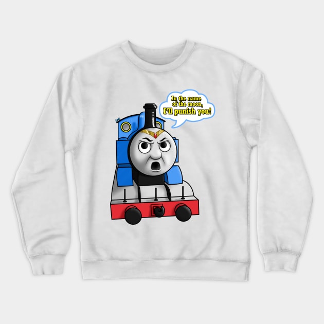 Thomas will punish you! Crewneck Sweatshirt by corzamoon